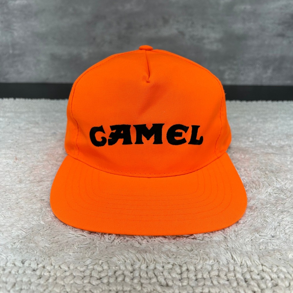 Vintage Joe Camel Cigarettes Snapback Trucker Hat OSFA Embroidered Dad Cap